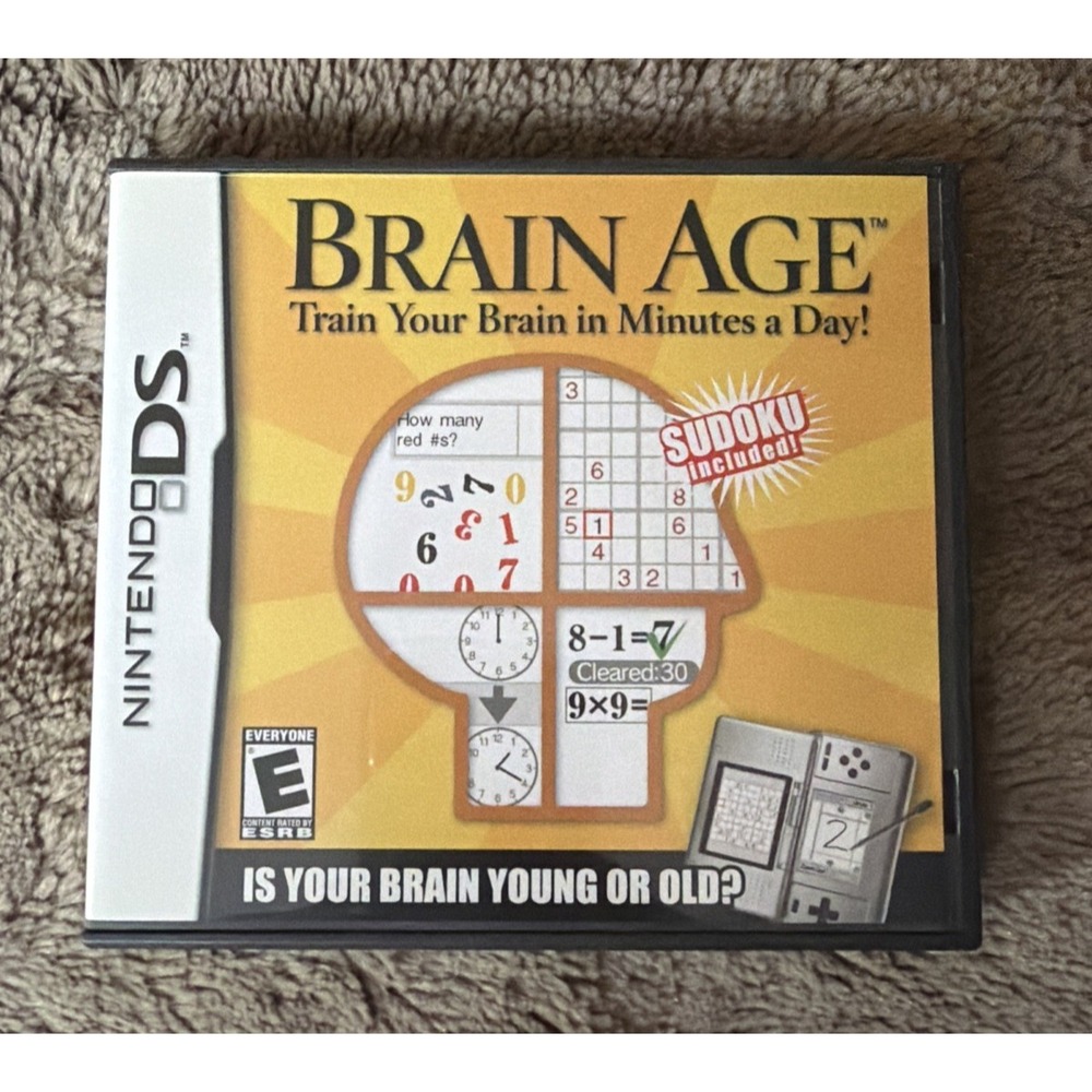 Brain Age: Train Your Brain‎ In Minutes A Day - Nintendo *